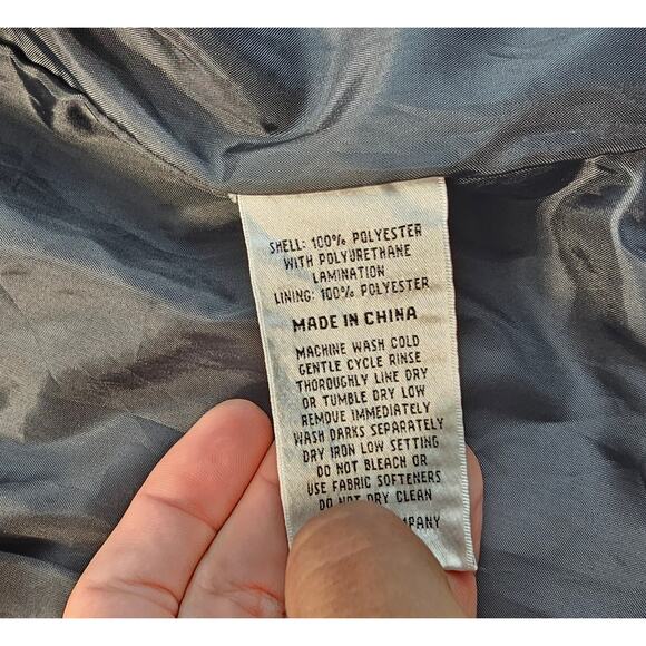 FootJoy Golf Windbreaker Full Zip Purple/Black Jacket M hidden zip pockets EUC - Picture 8 of 10